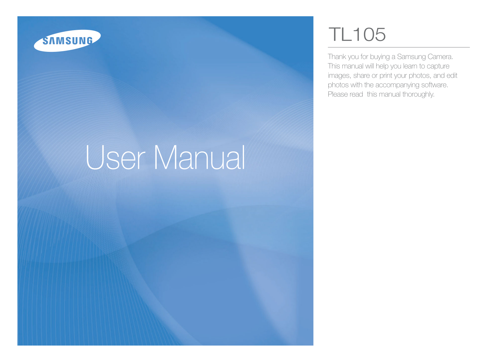SAMSUNG TL105 User Manual