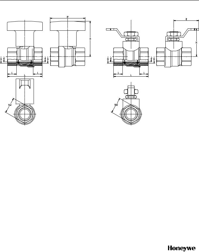 Honeywell VB550 DATASHEET