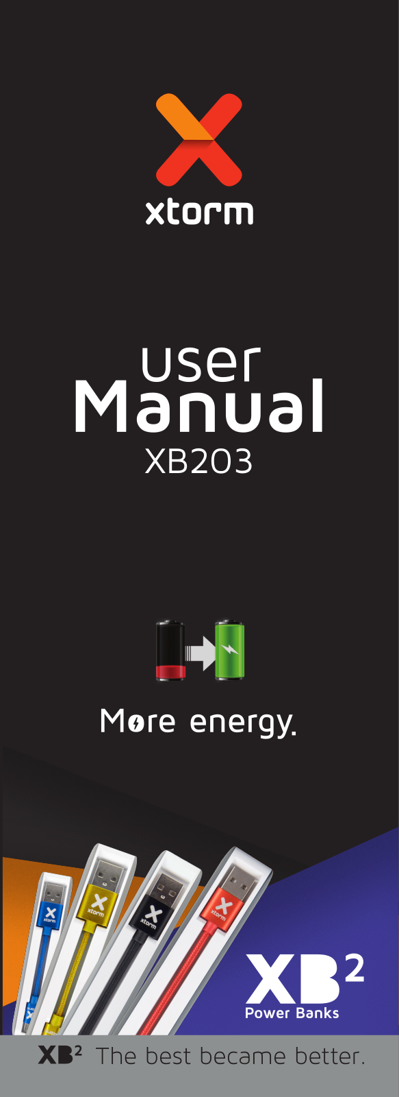 Xtorm by A-Solar XB203 User manual