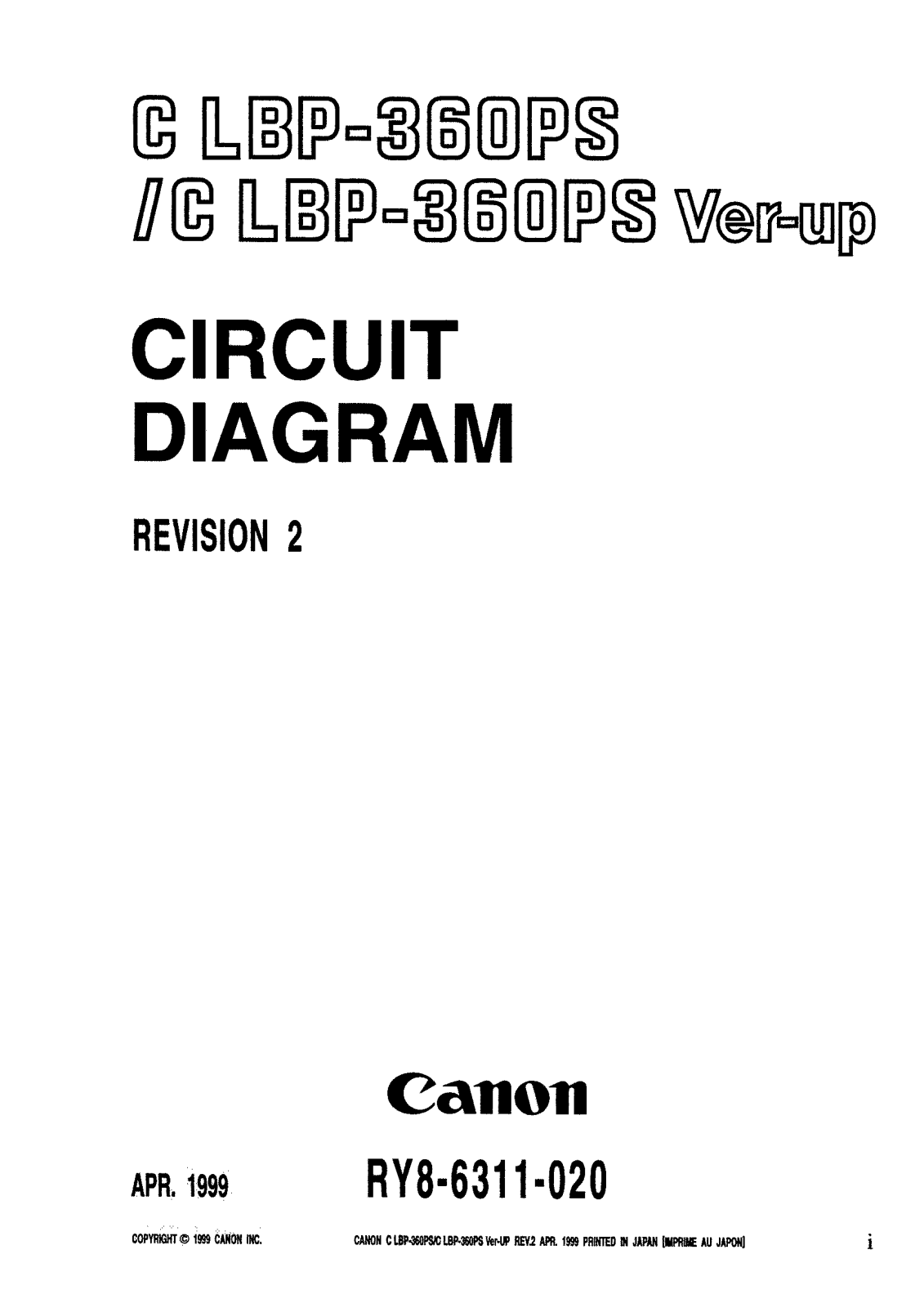 CANON CLBP360 CIRCUIT DIAGRAM