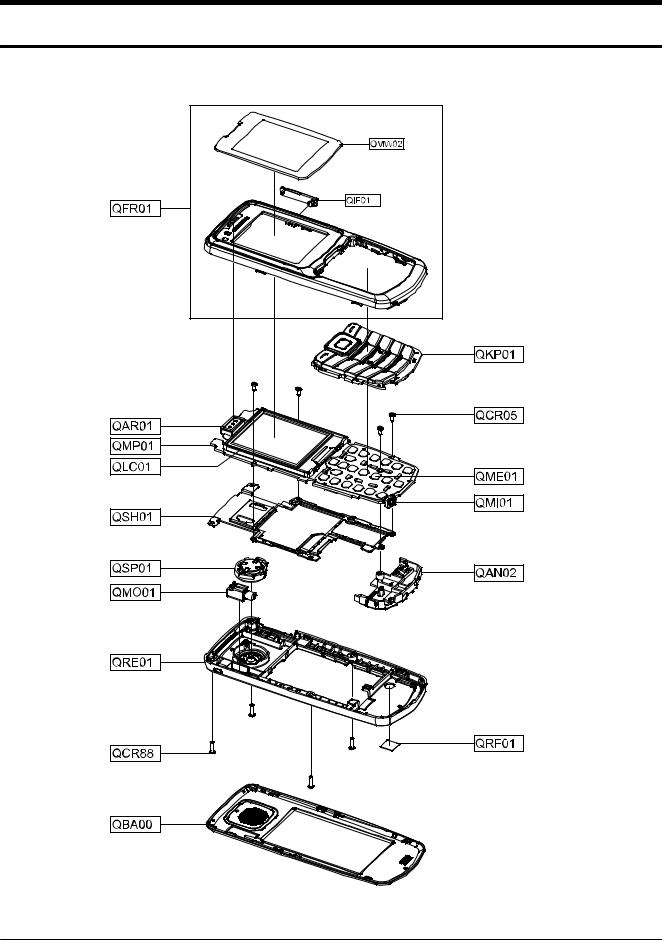 Samsung B220 Exploded View and part list