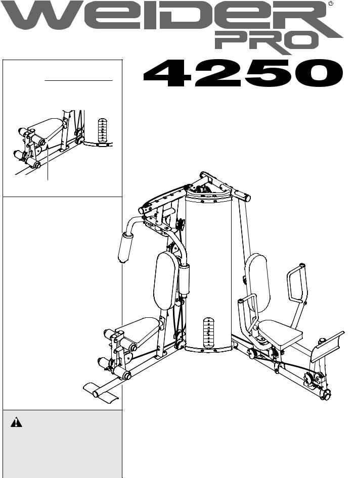 Weider PRO 4250 Owner's Manual