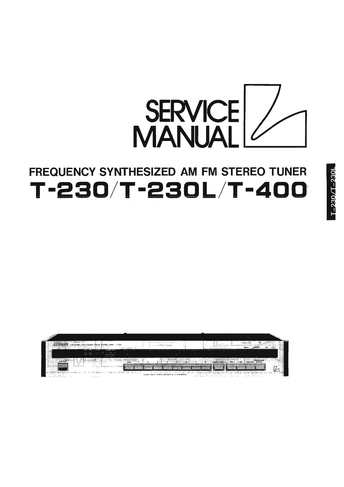 Luxman T-230 Service Manual