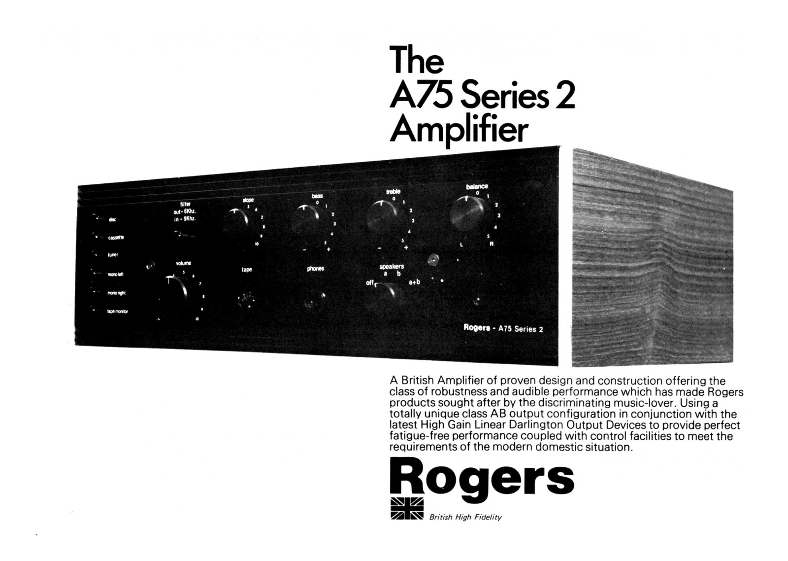 Rogers Panthera A-75 Mk2 Brochure