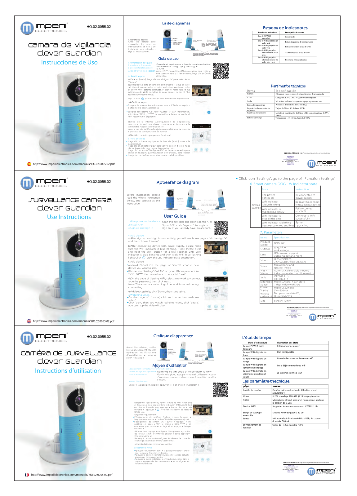 imperii electronics Surveillance Camera Cleaver Guardian Instruction Manual