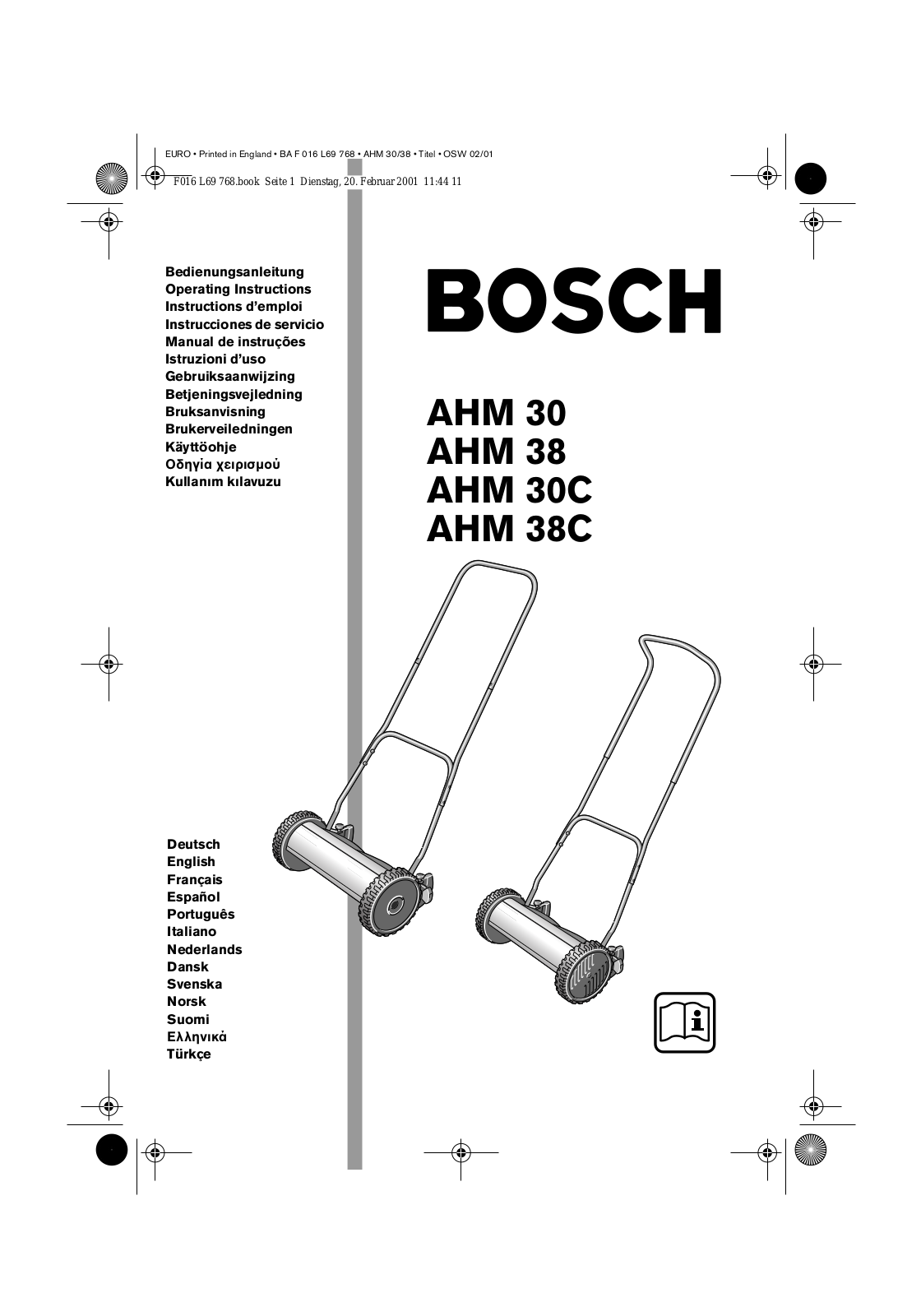 Bosch AL 1815 CV User Manual