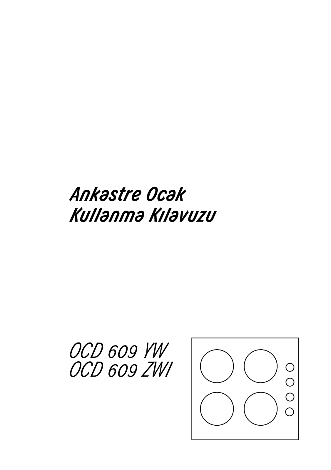 Arçelik OCD609ZWI User manual