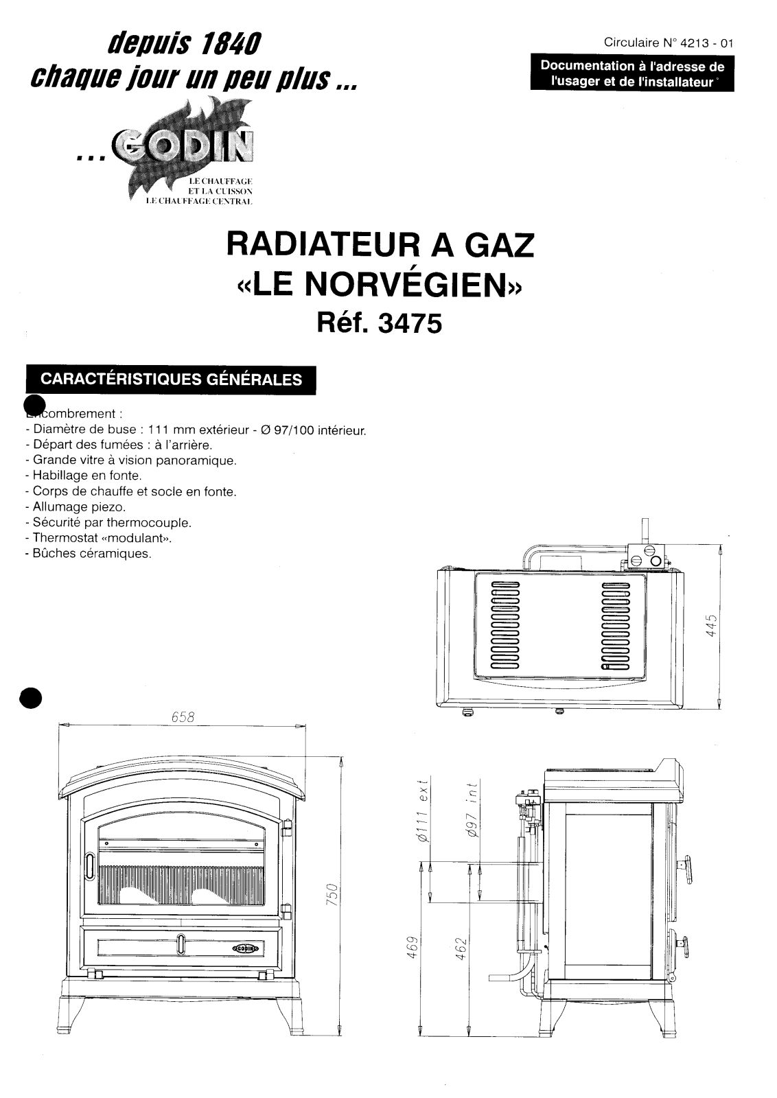 GODIN 3475 User Manual