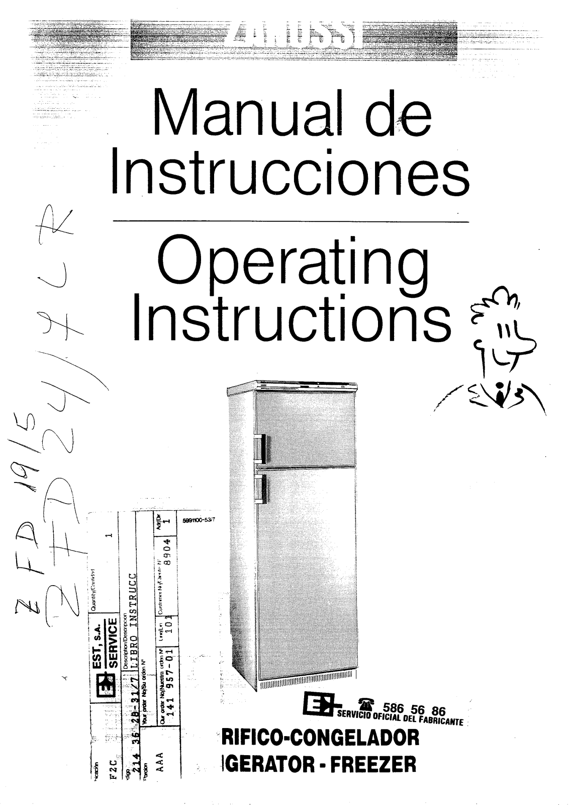 Zanussi ZFD24/7, ZFD24/7LR, ZFD19/5, ZFD20/7, ZFD19/5L User Manual