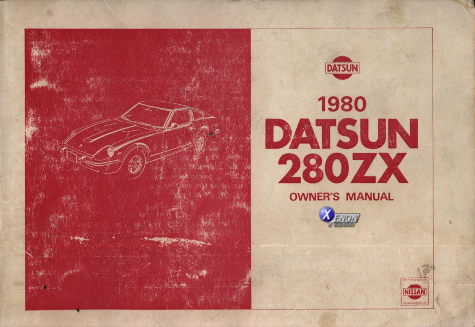 Nissan 280 ZX 1980 User Manual