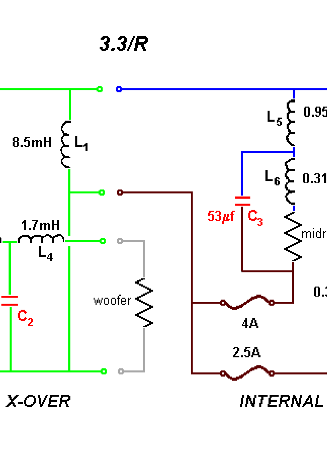 Magnepan MG-3.3 Schematic