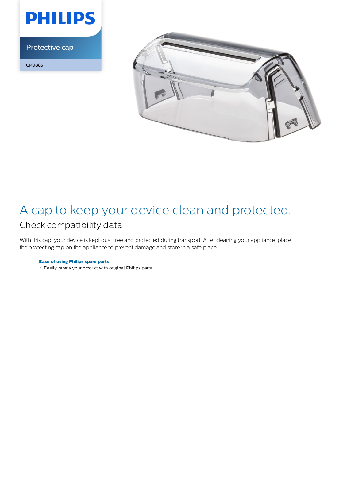 Philips CP0885/01 leaflet - ManualMachine.com