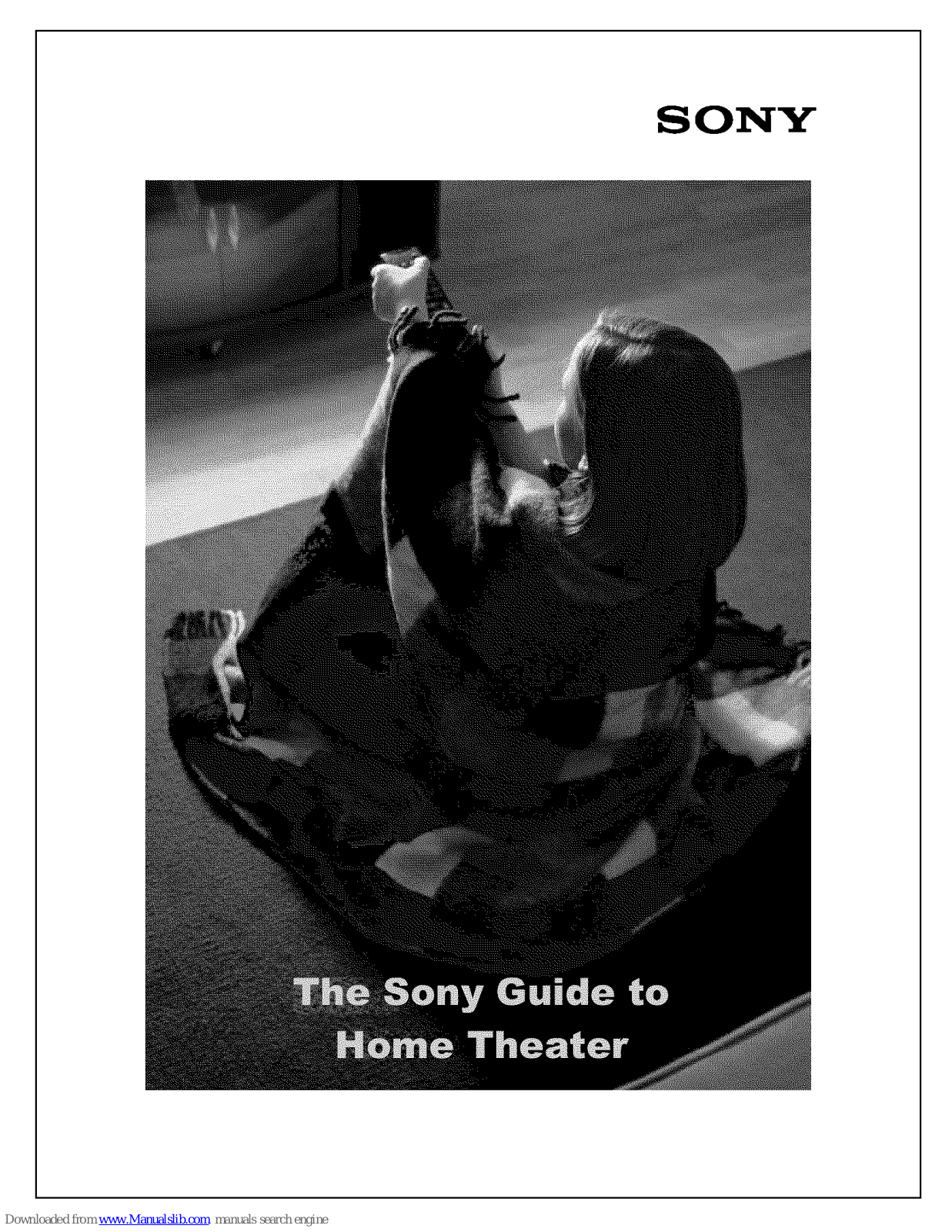 Sony HT-V1000D Guide, PCNA-MR10, PCWA-DE50 User Manual - ManualMachine.com