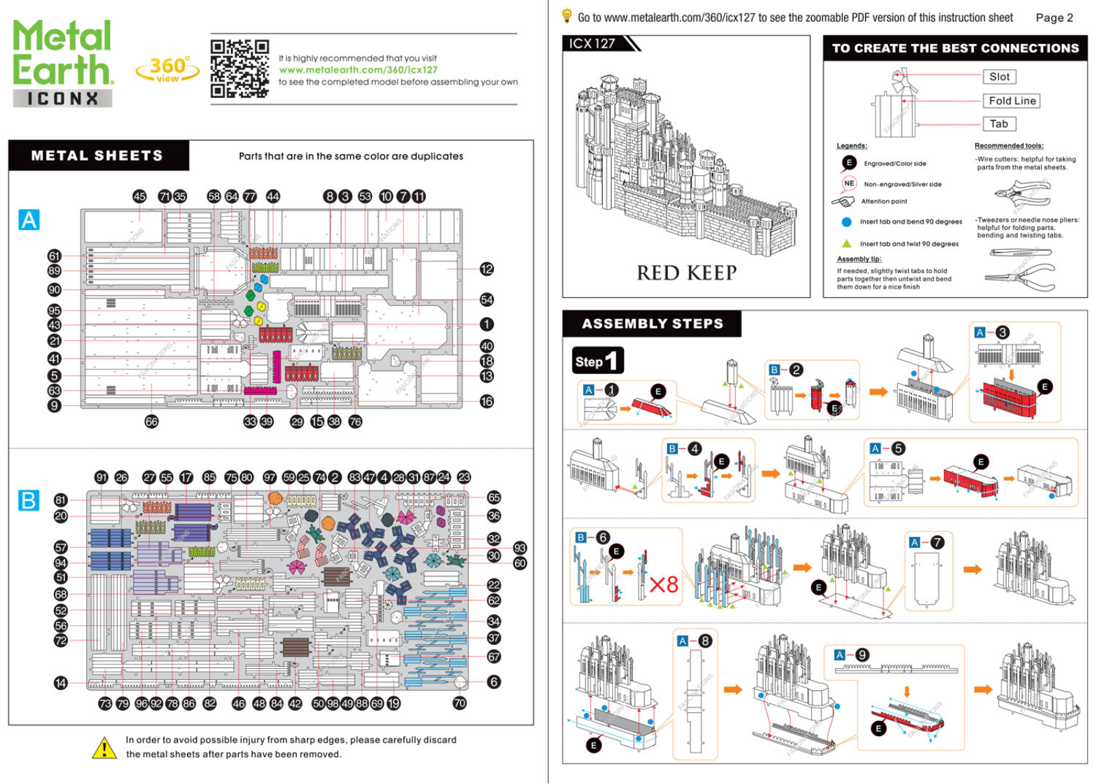 Fascinations ICX127 operation manual