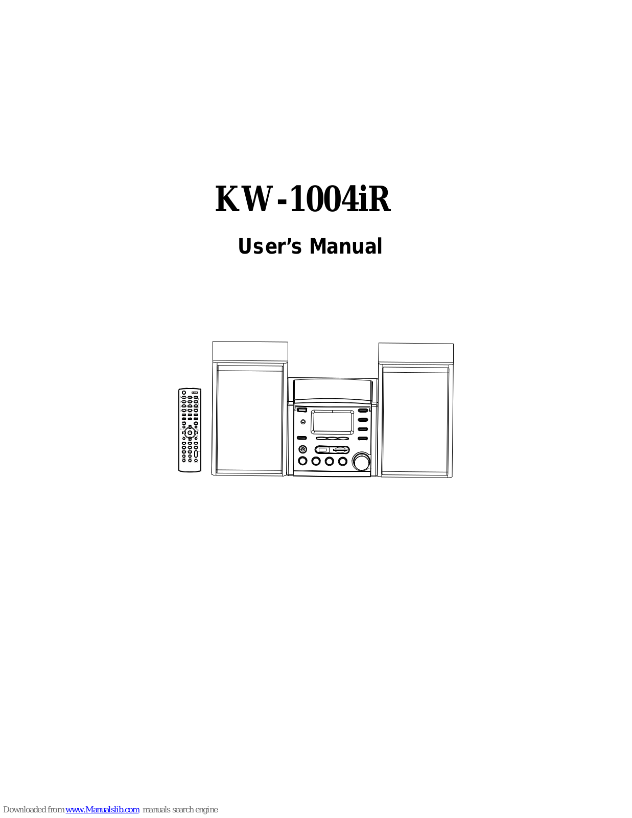 Clas Ohlson KW-1004iR User Manual