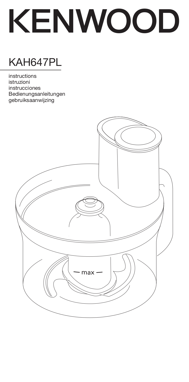 Kenwood KAH 647 PL User manual