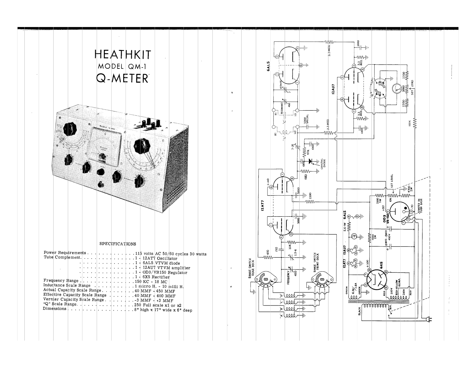 HEATHKIT Q-METER User Manual