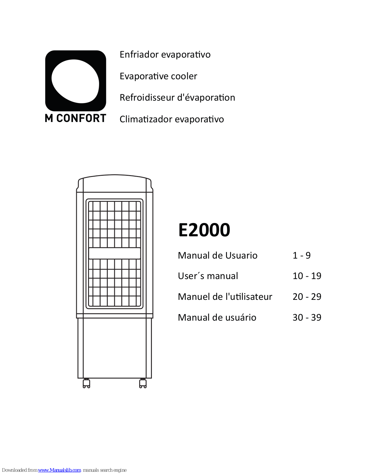 M Confort E2000, E700 User Manual - ManualMachine.com