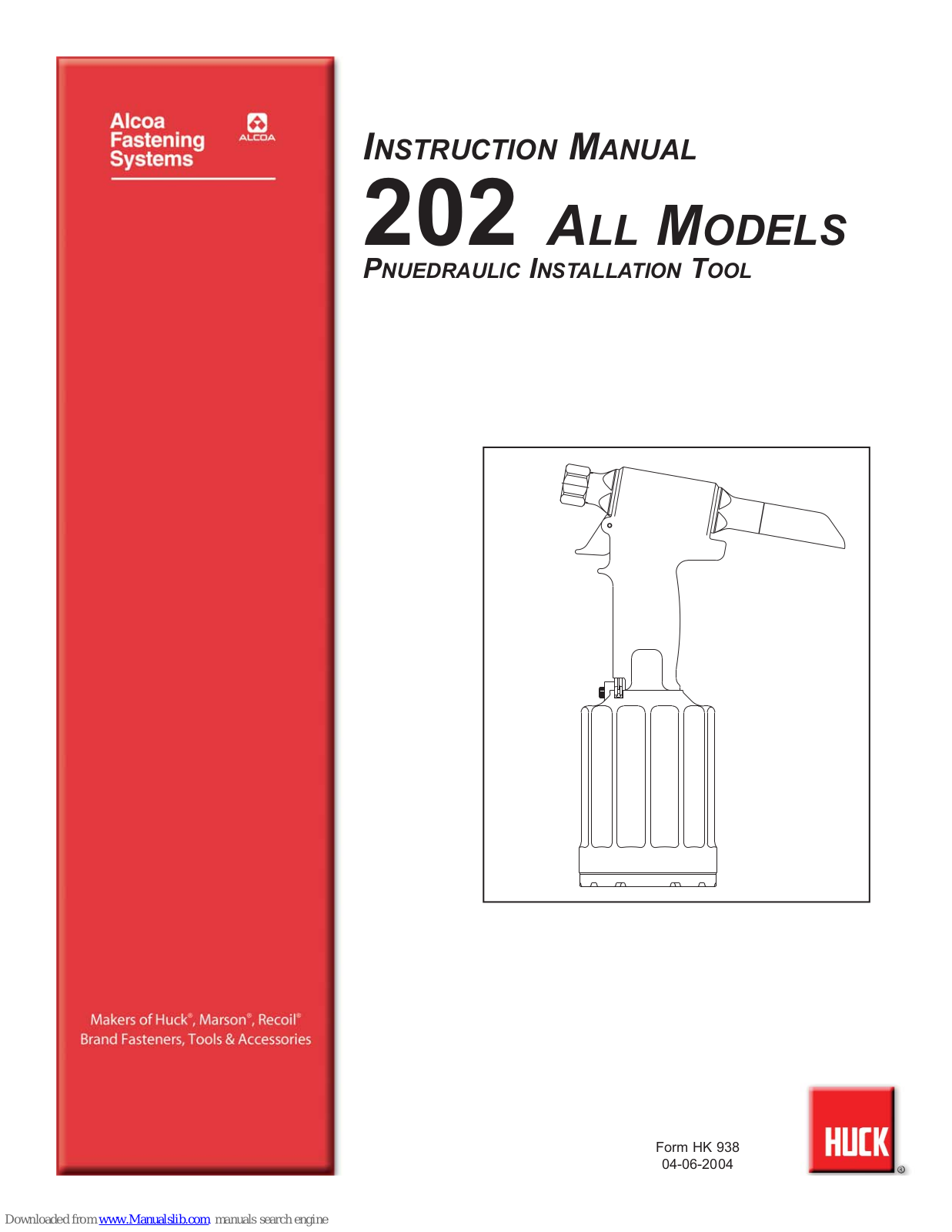 Huck 202B, 202, 202V Instruction Manual - ManualMachine.com