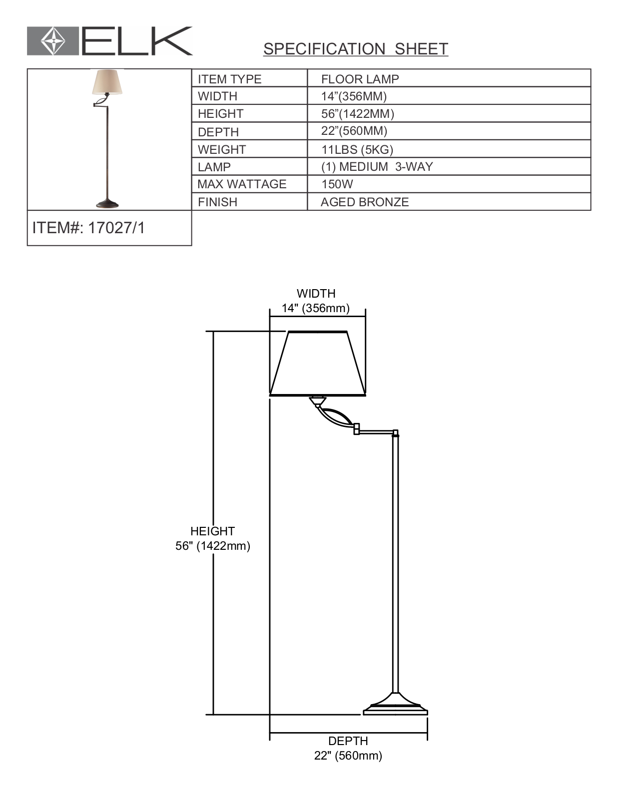 ELK Home 170271 User Manual