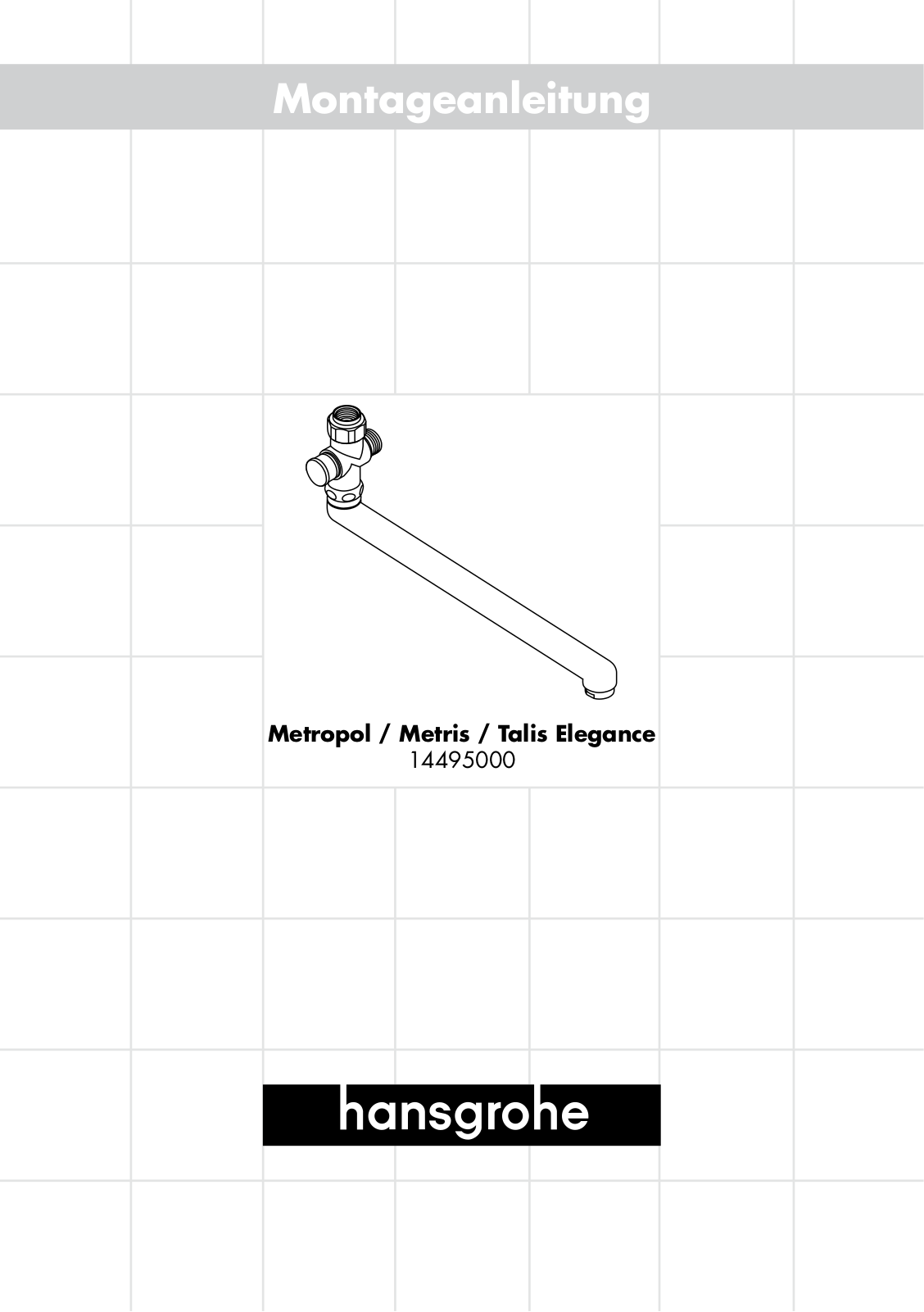 Hansgrohe 14495000 User Manual