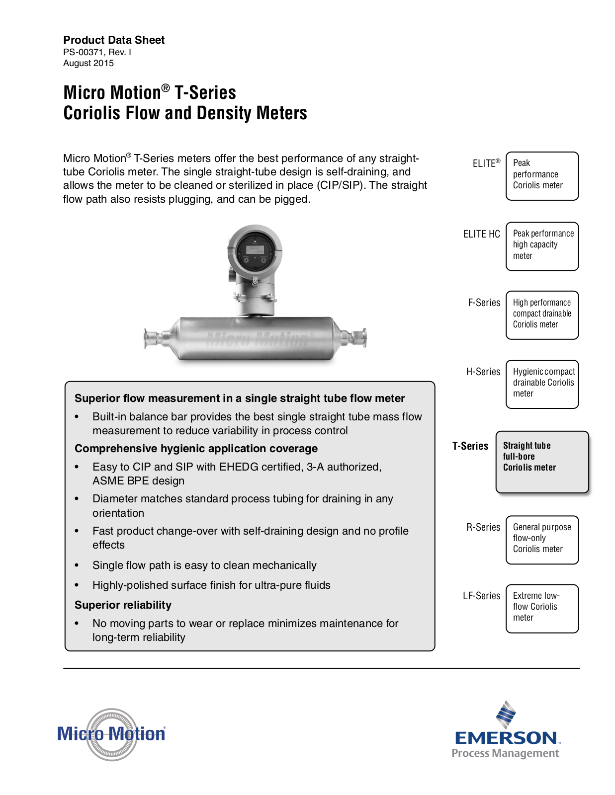 Micro Motion T Service Manual