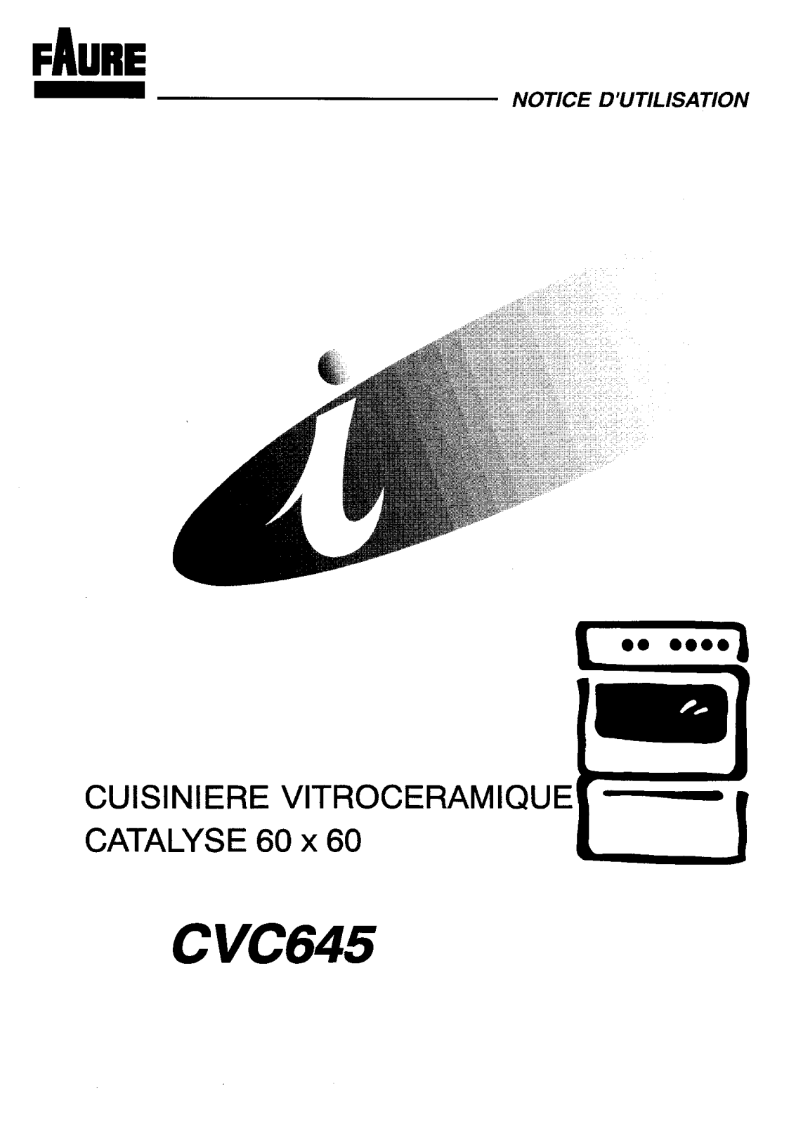 Faure CVC645W User Manual