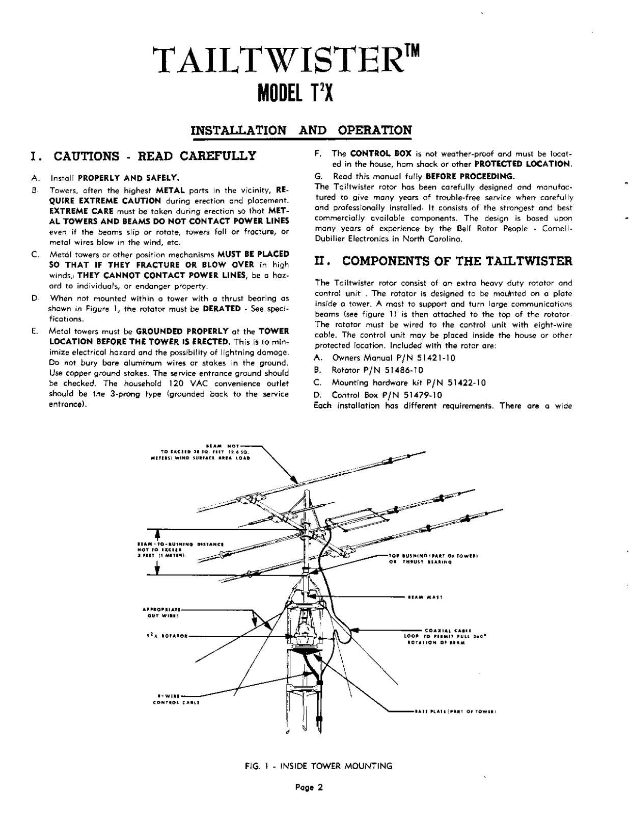 Cornell Dubilier TX User Manual