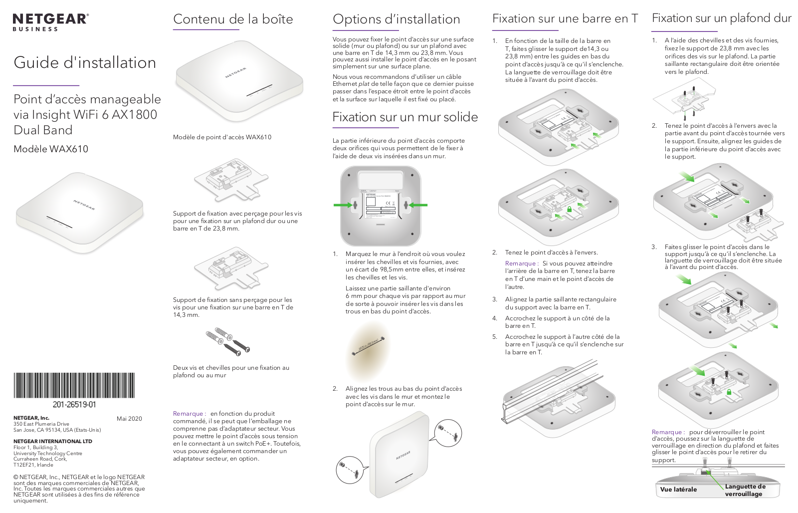 Netgear WAX610 Installation Manual