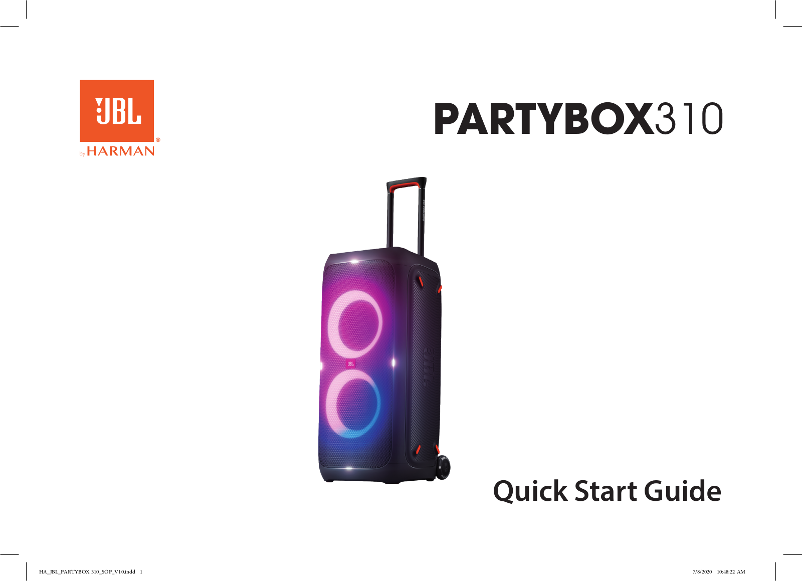 JBL PartyBox 310 User Manual