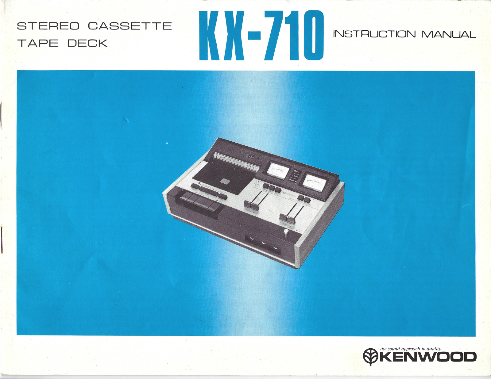 Kenwood KX 710 Instruction Manual