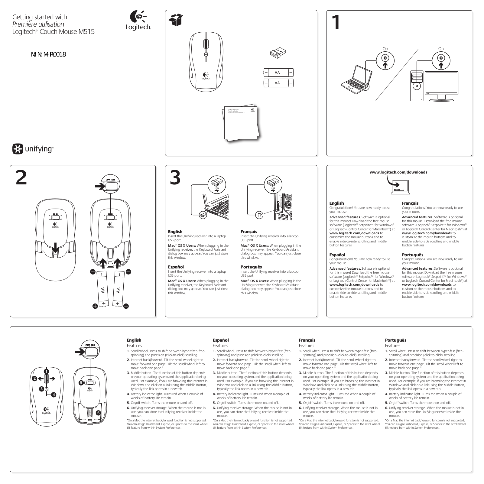 Logitech Far East MR0018 User Manual