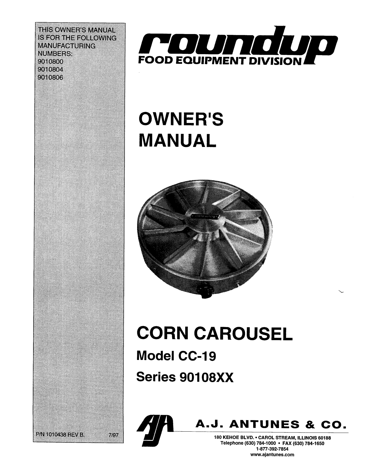 Antunes CC-19 Installation Manual