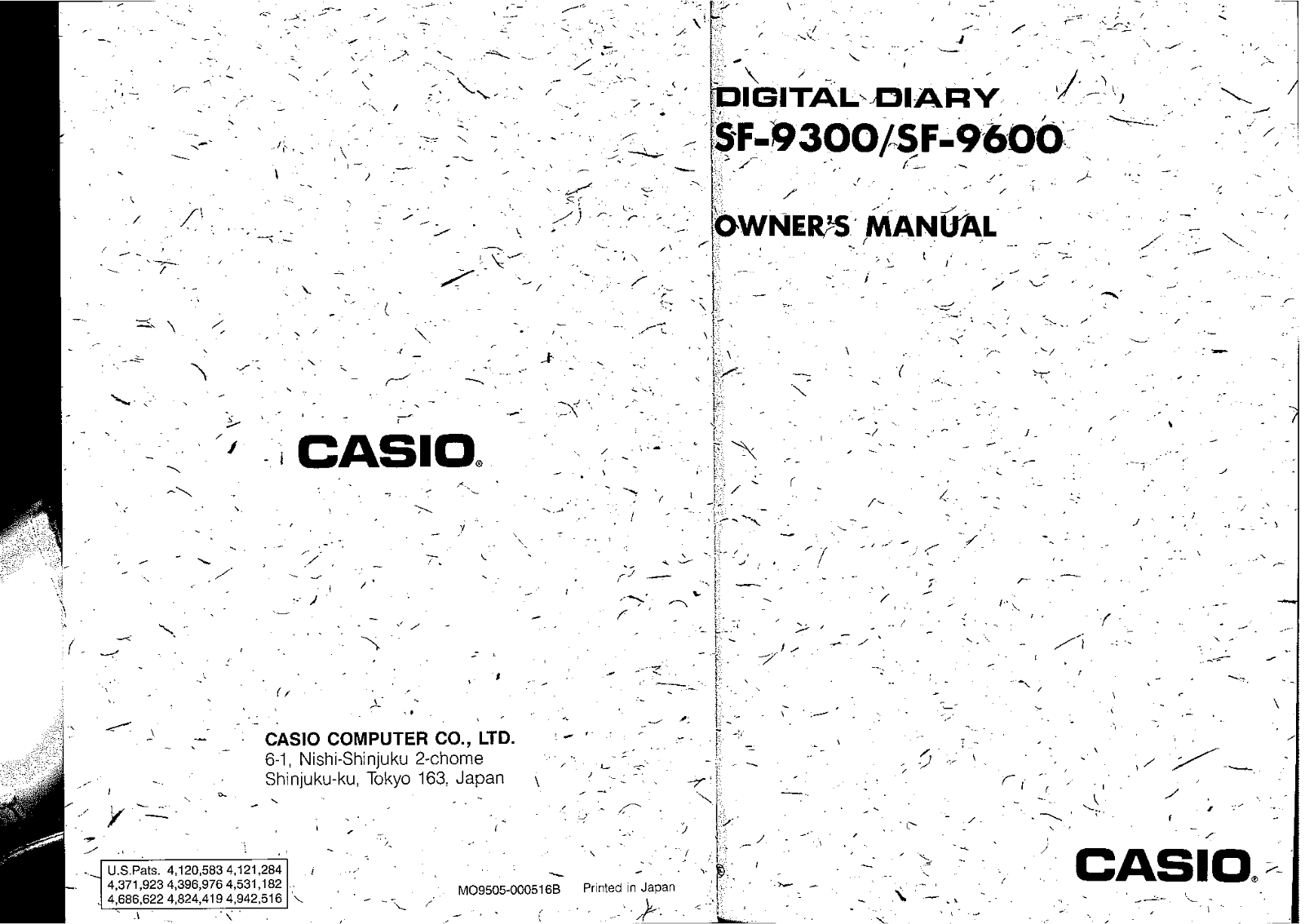 CASIO SF-9600, SF-9300 User Manual