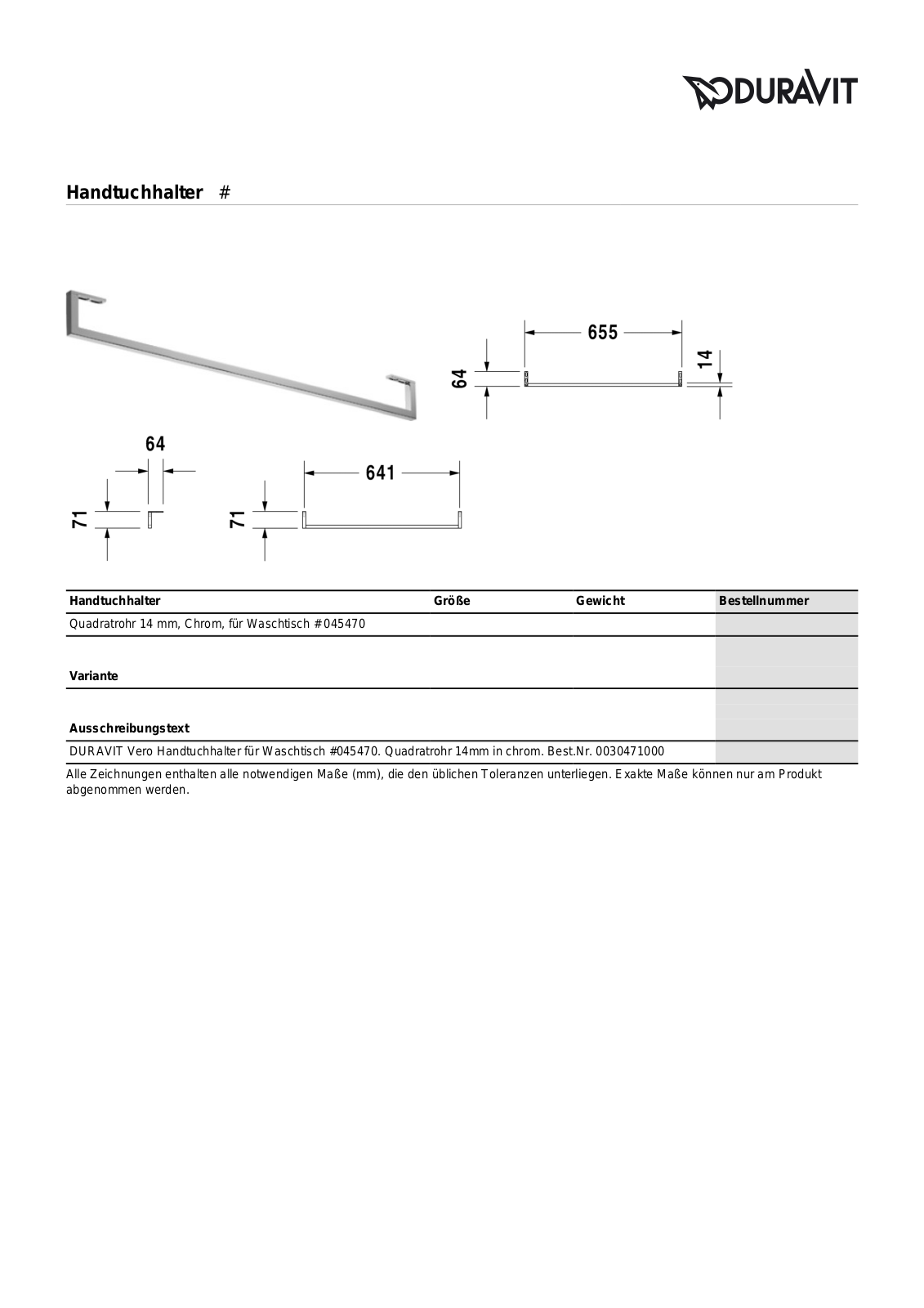 Duravit DRV1937 Dimensions - ManualMachine.com