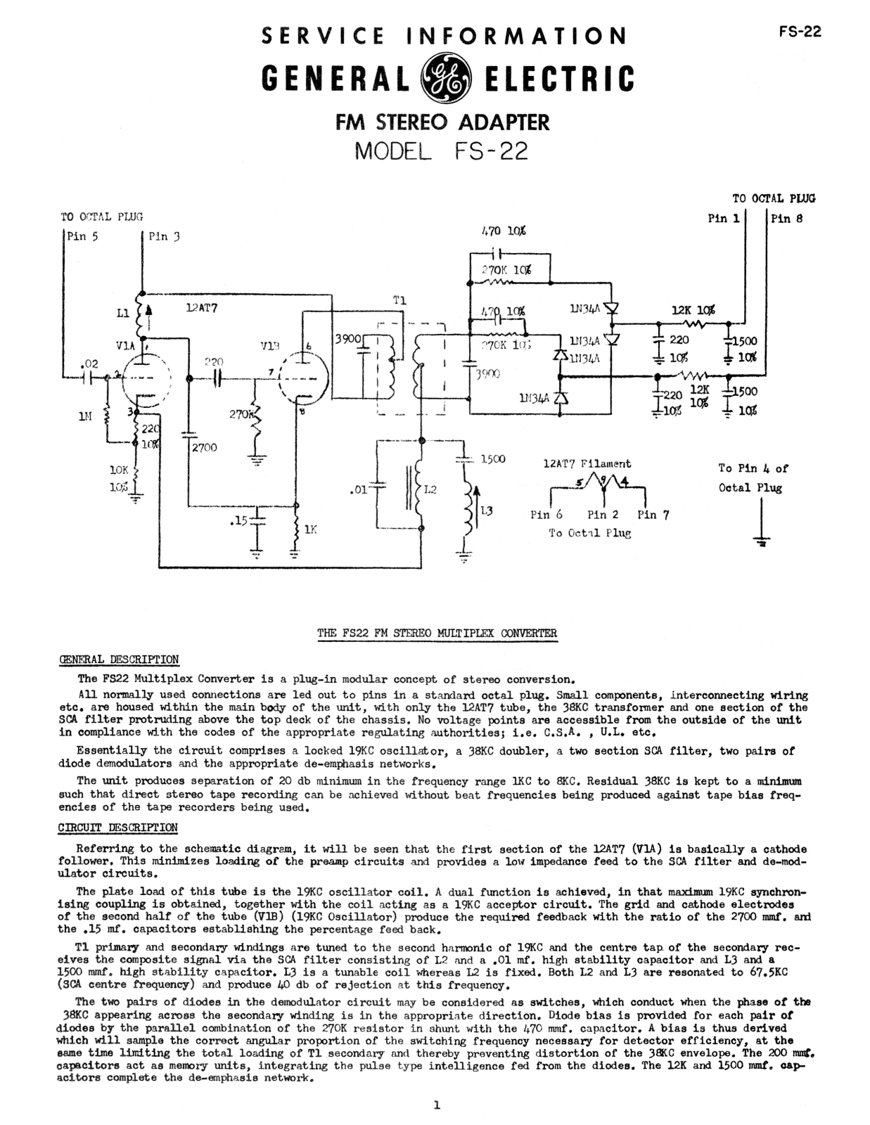 Other G GE-FS22 Schematic - ManualMachine.com
