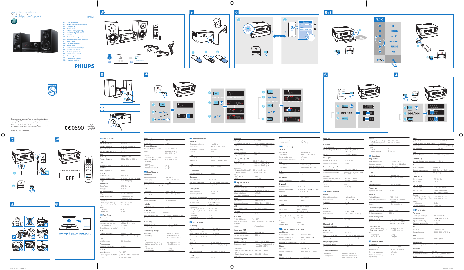 Philips BM60 Getting Started Guide