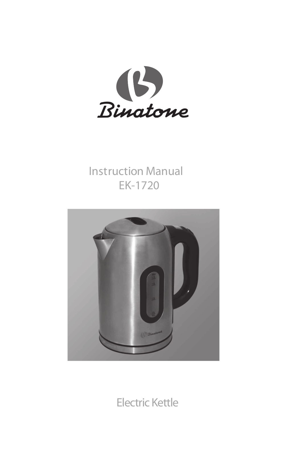 BINATONE EK-1720 User Manual