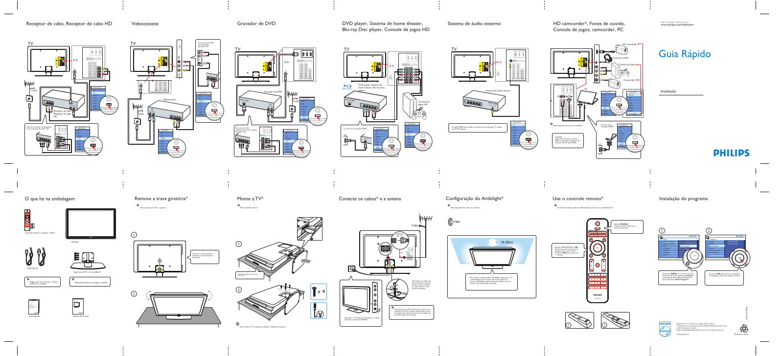 Philips 52PFL7803/78 Quick Start Guide