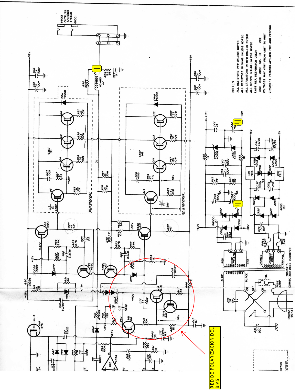 Peavey xr 600b schematic