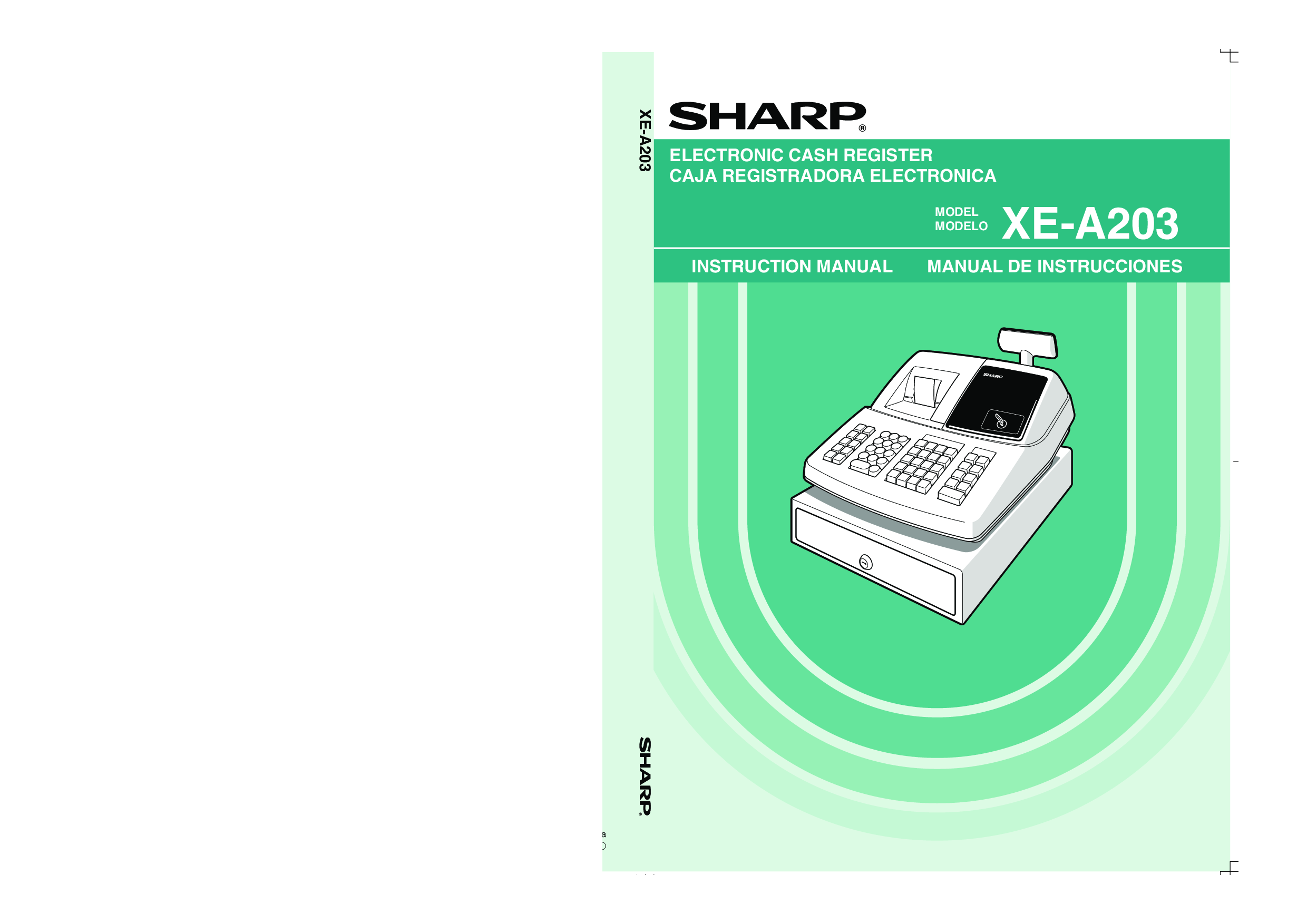 Sharp XE-A203 User Manual