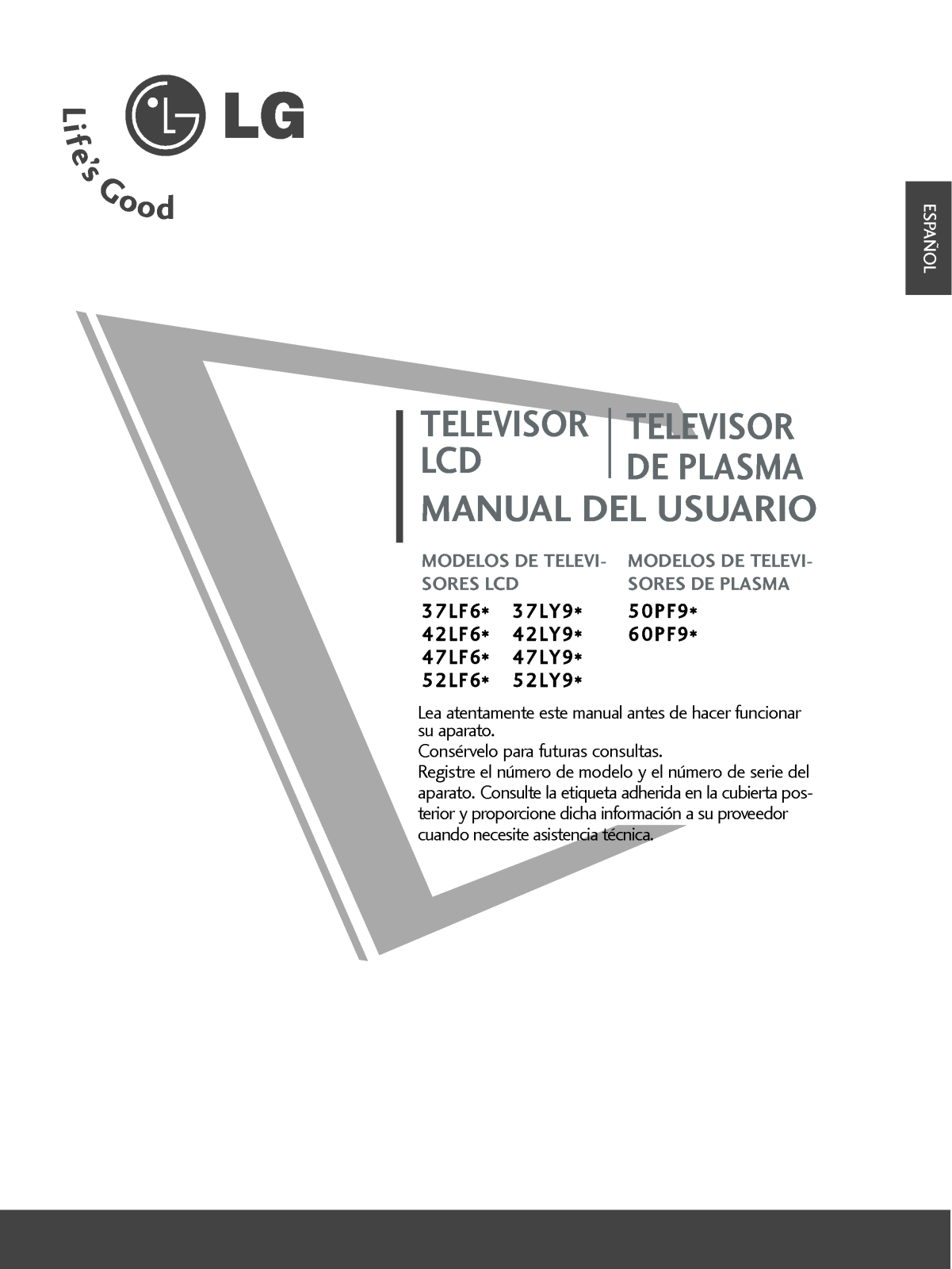 Lg 47LF65, 47LF66 User Manual