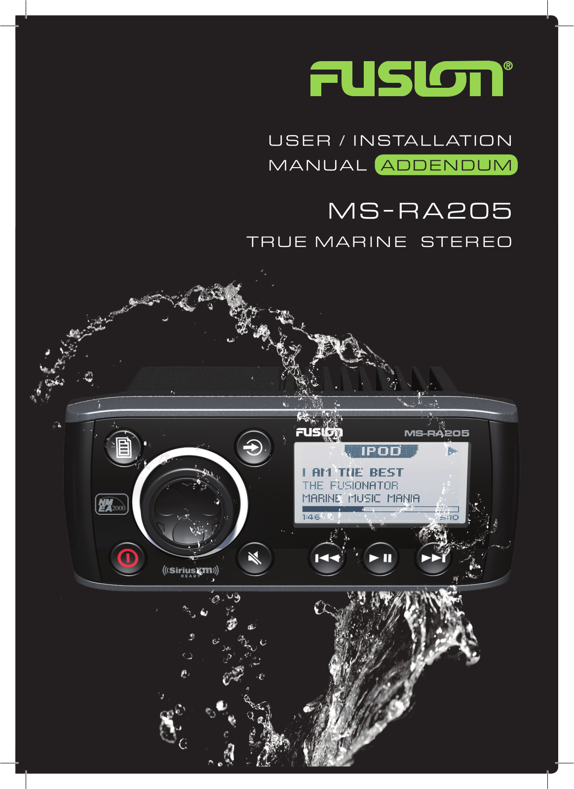 Fusion MS-RA205 User Manual 3