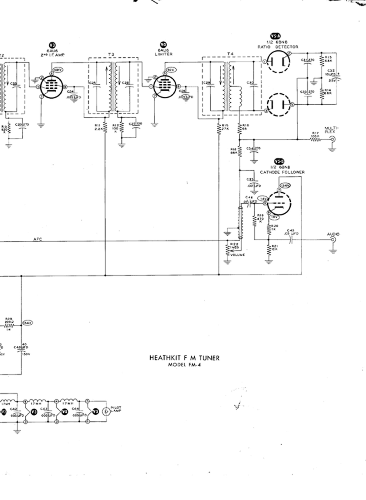 Heath Company FM-4-A Schematic