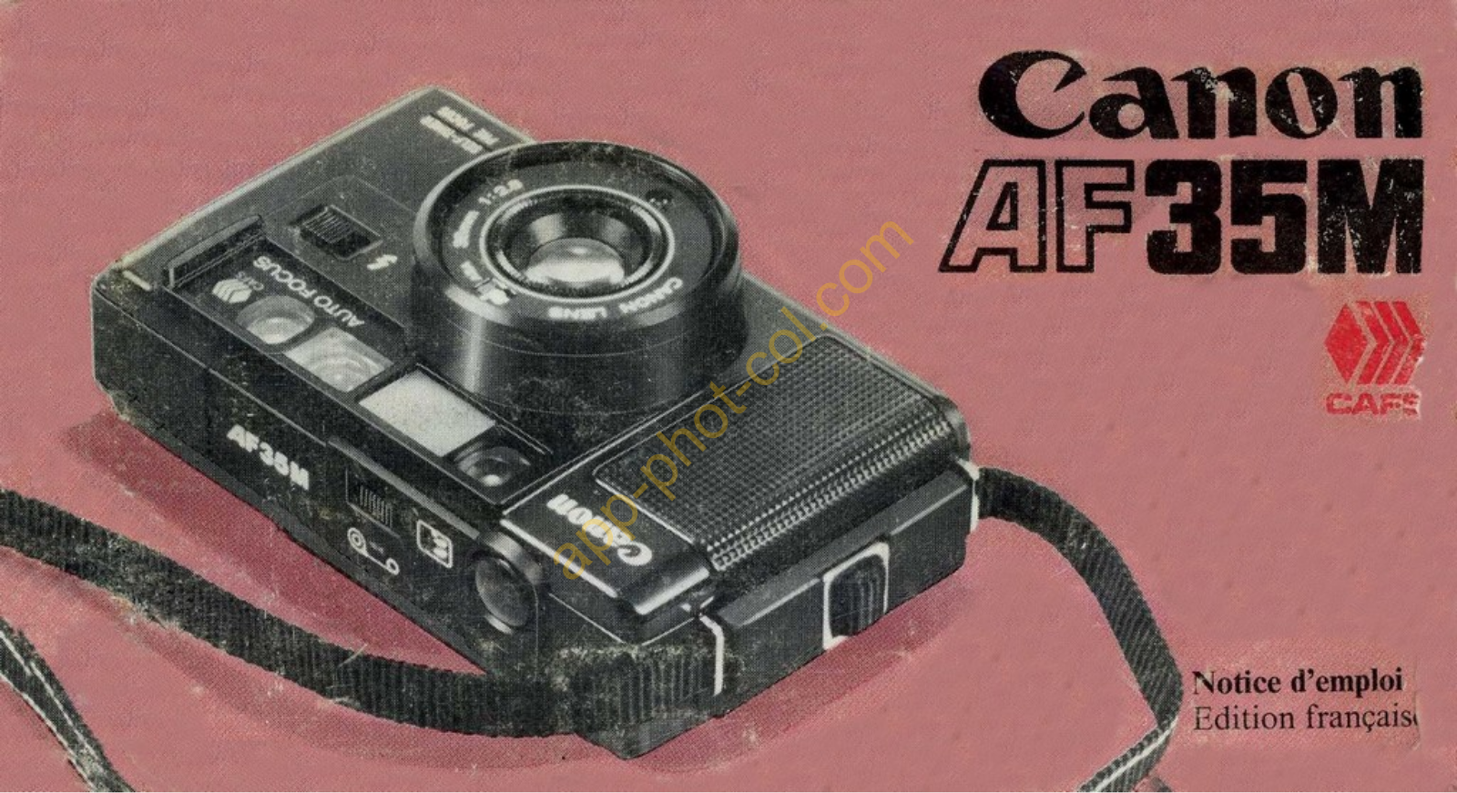 CANON AF-35M Instruction Manual