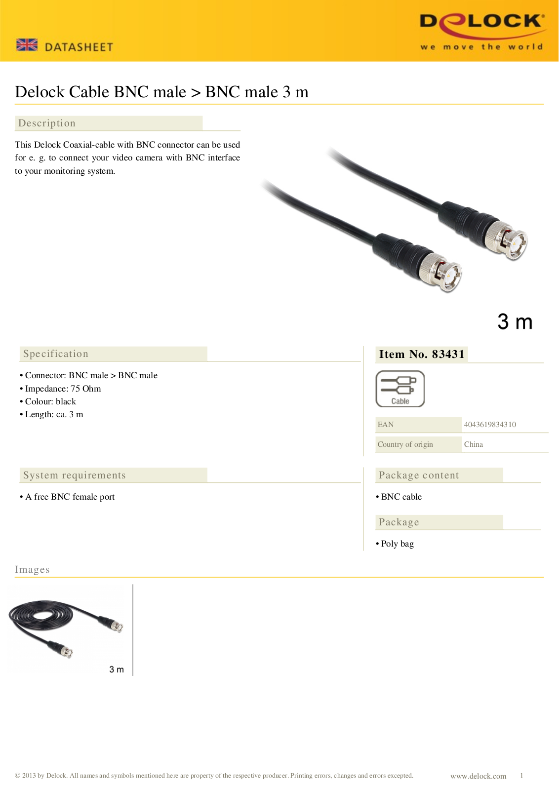 DeLOCK 83431 User Manual