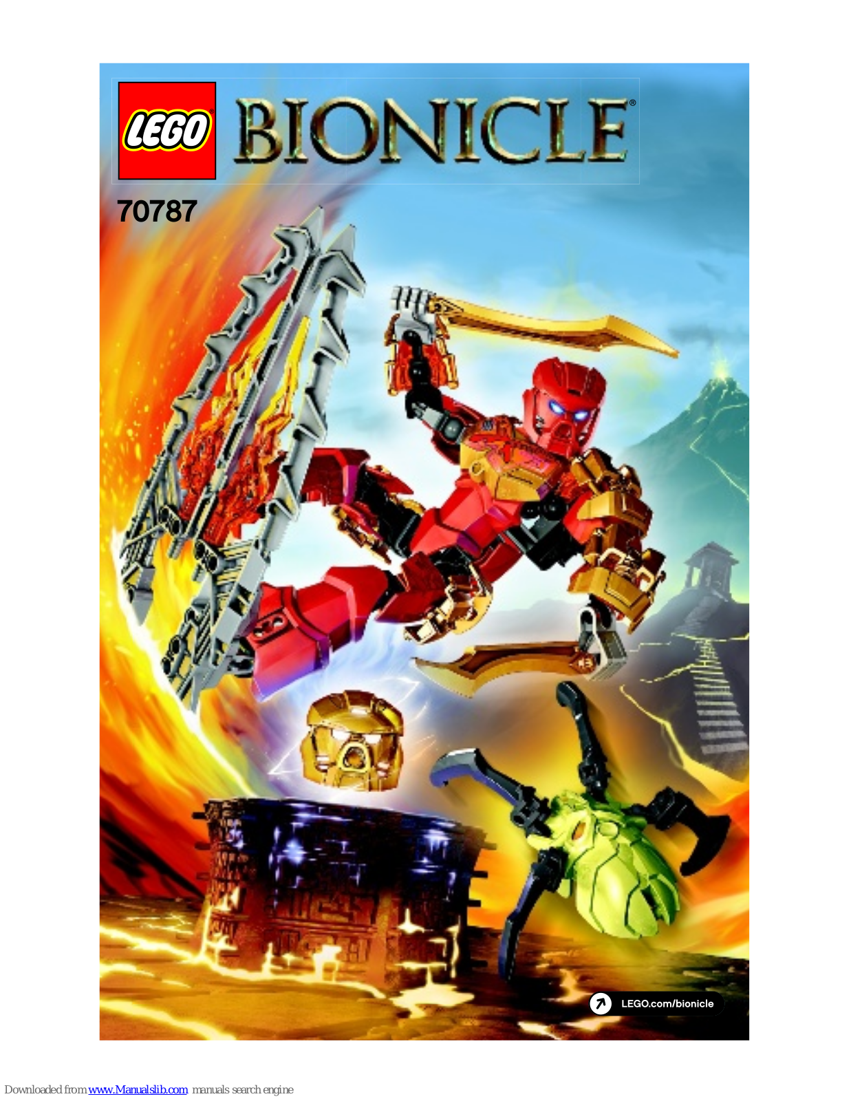 LEGO Bionicle 70787 Building Instructions