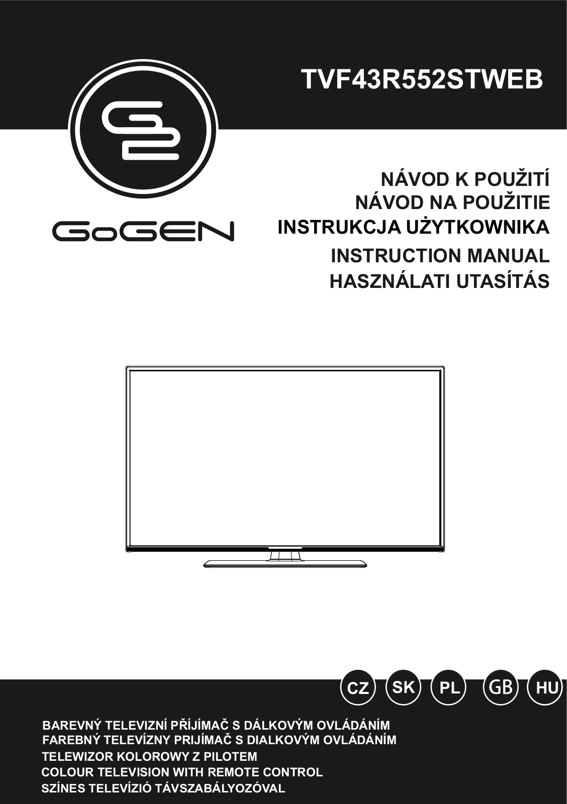 GoGEN TVF 43R552 STWEB User Manual