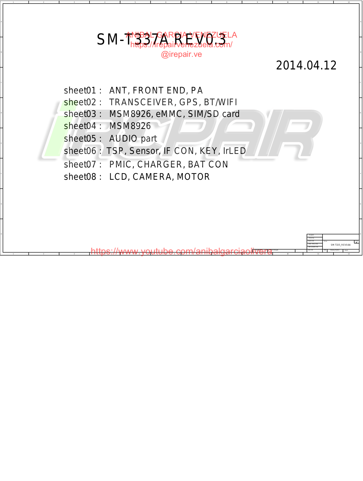 SAMSUNG SM-T337A Service and repair manual