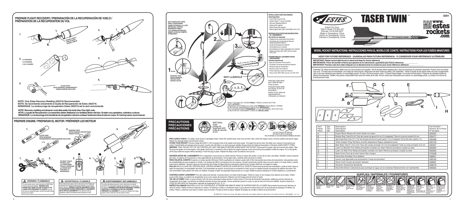 ESTES Taser Twin User Manual